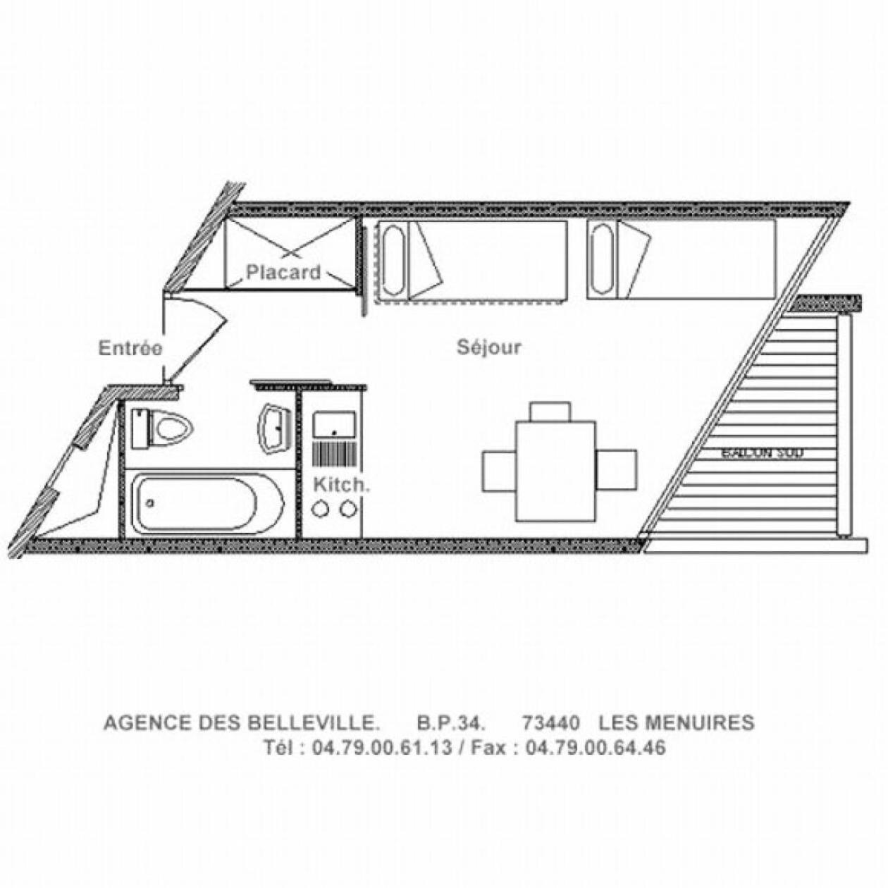 Residence Grande Masse - Studio Lumineux - Acces Direct Aux Pistes - Balcon Mae-2744 Сен-Мартен-де-Бельвиль Экстерьер фото